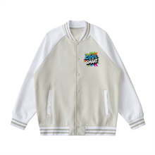 Load image into Gallery viewer, Cool to be SMART Two Tone Raglan Sleeve Varsity Jacket