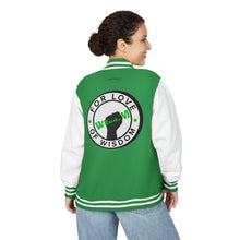 Load image into Gallery viewer, Dream Big Unisex Heavyweight Letterman Jacket