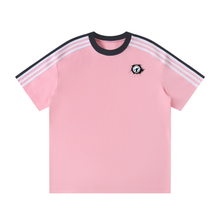 Load image into Gallery viewer, Splash F.L.O.W. Unisex Colorblock Striped T-Shirt