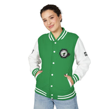 Load image into Gallery viewer, F.L.O.W. Varsity Unisex Heavyweight Letterman Jacket