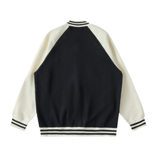 Load image into Gallery viewer, Cool to be SMART Two Tone Raglan Sleeve Varsity Jacket