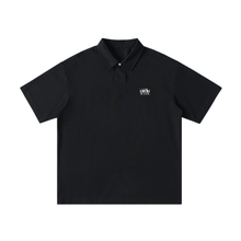 Load image into Gallery viewer, Loose Cotton Short-Sleeve Polo Shirt