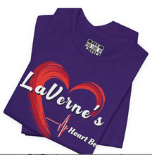 Load image into Gallery viewer, LaVerne Heart Beats Unisex Jersey Short Sleeve Tee