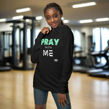 Load image into Gallery viewer, PRAY with ME Hooded long-sleeve tee