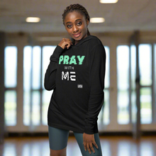 Load image into Gallery viewer, PRAY with ME Hooded long-sleeve tee