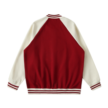 Load image into Gallery viewer, Cool to be SMART Two Tone Raglan Sleeve Varsity Jacket