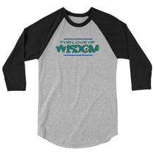 Load image into Gallery viewer, Sporty F.L.O.W. green 3/4 sleeve raglan shirt