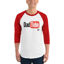 Load image into Gallery viewer, DadTube 3/4 sleeve raglan shirt