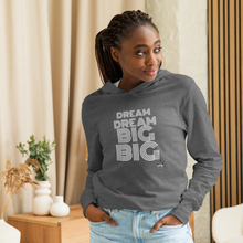 Load image into Gallery viewer, DREAM BIG Hooded long-sleeve tee