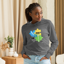 Load image into Gallery viewer, You Are the Solution Hooded long-sleeve tee