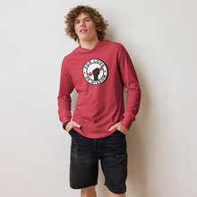 Load image into Gallery viewer, FLOW SWAG (red) Hooded long-sleeve tee
