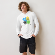Load image into Gallery viewer, You Are the Solution Hooded long-sleeve tee
