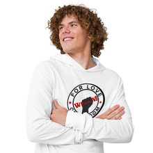 Load image into Gallery viewer, FLOW SWAG (red) Hooded long-sleeve tee