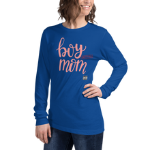 Load image into Gallery viewer, Boy Mom Unisex Long Sleeve Tee