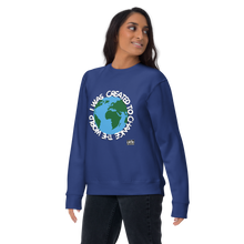 Load image into Gallery viewer, I Was Created To CHANGE THE WORLD v2 Unisex Premium Sweatshirt