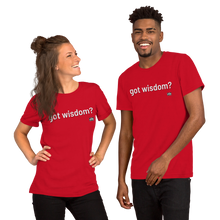 Load image into Gallery viewer, got wisdom? Unisex t-shirt