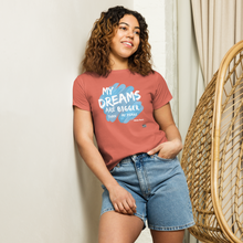 Load image into Gallery viewer, Dreams Over Fears Women’s high-waisted t-shirt