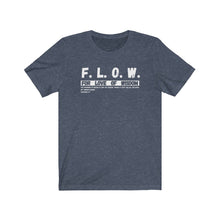 Load image into Gallery viewer, F.L.O.W. Marked Unisex Jersey Short Sleeve Tee