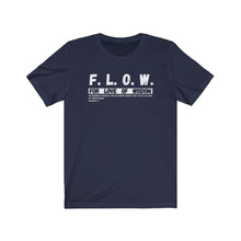 Load image into Gallery viewer, F.L.O.W. Marked Unisex Jersey Short Sleeve Tee