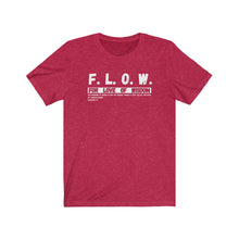 Load image into Gallery viewer, F.L.O.W. Marked Unisex Jersey Short Sleeve Tee