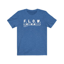 Load image into Gallery viewer, F.L.O.W. Marked Unisex Jersey Short Sleeve Tee