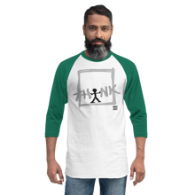 Load image into Gallery viewer, Think Outside the Box 3/4 sleeve raglan shirt