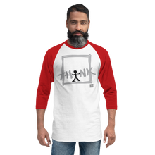 Load image into Gallery viewer, Think Outside the Box 3/4 sleeve raglan shirt