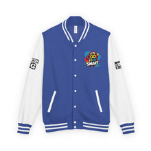 Load image into Gallery viewer, Cool and SMart Unisex Heavyweight Letterman Jacket
