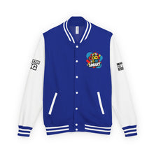 Load image into Gallery viewer, Cool to Be SMart Unisex Heavyweight Letterman Jacket
