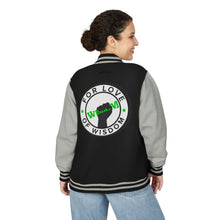 Load image into Gallery viewer, Dream Big Unisex Heavyweight Letterman Jacket

