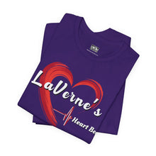 Load image into Gallery viewer, LaVerne Heart Beats Unisex Jersey Short Sleeve Tee
