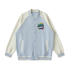 Load image into Gallery viewer, Cool to be SMART Two Tone Raglan Sleeve Varsity Jacket

