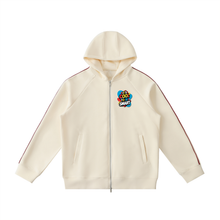 Load image into Gallery viewer, Cool to be SMART  Heavyweight Raglan Sleeve Zip Hoodie
