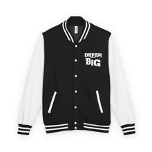 Load image into Gallery viewer, Dream Big Unisex Heavyweight Letterman Jacket
