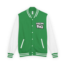 Load image into Gallery viewer, Dream Big Unisex Heavyweight Letterman Jacket
