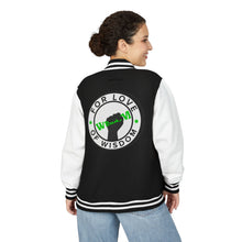 Load image into Gallery viewer, Dream Big Unisex Heavyweight Letterman Jacket
