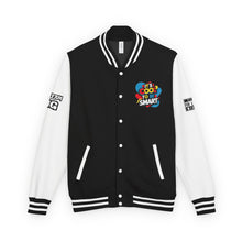 Load image into Gallery viewer, Cool to Be SMart Unisex Heavyweight Letterman Jacket

