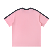 Load image into Gallery viewer, Splash F.L.O.W. Unisex Colorblock Striped T-Shirt
