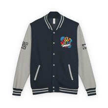 Load image into Gallery viewer, Cool to Be SMart Unisex Heavyweight Letterman Jacket
