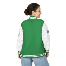 Load image into Gallery viewer, Cool to Be SMart Unisex Heavyweight Letterman Jacket
