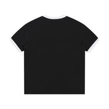 Load image into Gallery viewer, Cool To Be SMART Contrast Edge Ribbed Crewneck T-Shirt
