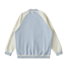 Load image into Gallery viewer, Cool to be SMART Two Tone Raglan Sleeve Varsity Jacket
