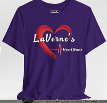 Load image into Gallery viewer, LaVerne Heart Beats Unisex Jersey Short Sleeve Tee
