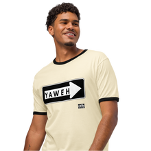 Load image into Gallery viewer, One Way YaWeH Unisex ringershirt
