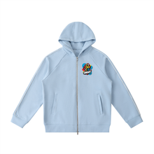 Load image into Gallery viewer, Cool to be SMART  Heavyweight Raglan Sleeve Zip Hoodie
