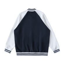 Load image into Gallery viewer, Cool to be SMART Two Tone Raglan Sleeve Varsity Jacket
