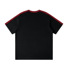 Load image into Gallery viewer, Splash F.L.O.W. Unisex Colorblock Striped T-Shirt
