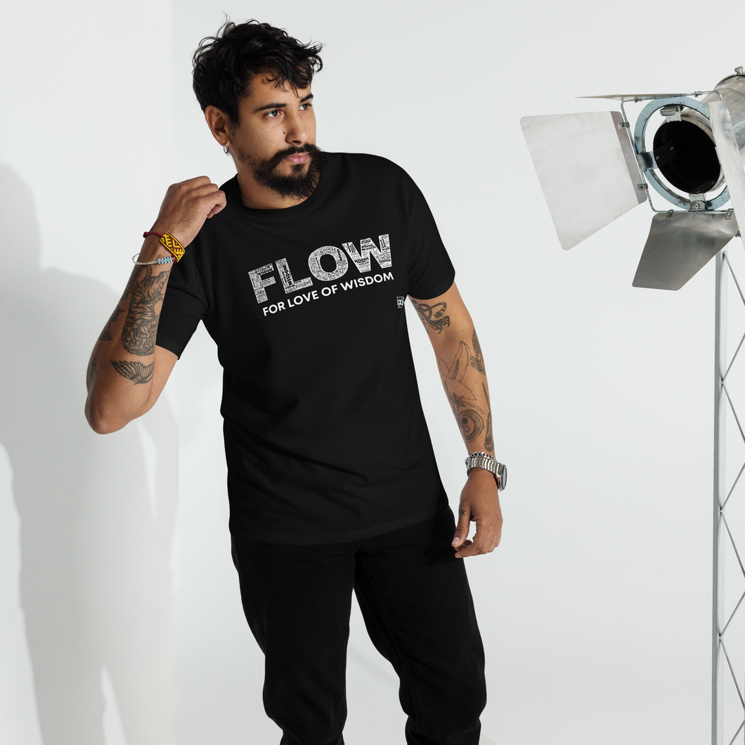 WISDOM Men’s premium heavyweight tee