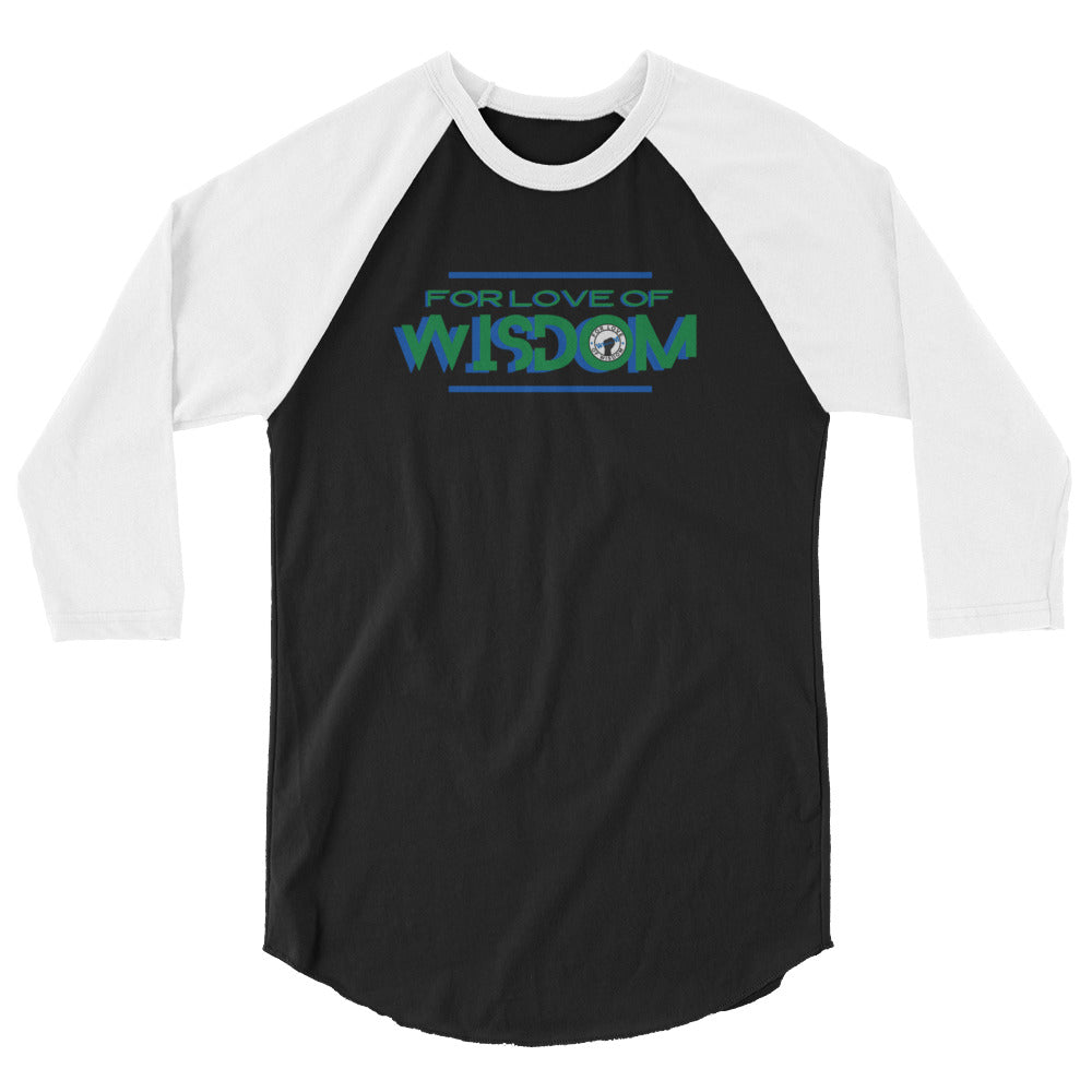 Sporty F.L.O.W. green 3/4 sleeve raglan shirt