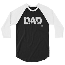 Load image into Gallery viewer, girl dad 3/4 sleeve raglan shirt
